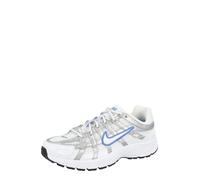 NIKE P-6000 Zapatillas blancas, plateadas y azules, Blanco Plata Azul, 38.5 EU
