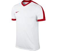 NIKE SS Striker IV JSY Camiseta del Fútbol, Hombre, Blanco/University Red, M