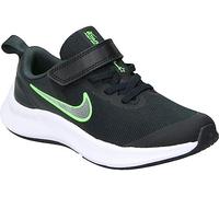 NIKE Star Runner 3, Zapatillas de Gimnasia Unisex Niños ,Negro Chrome Dark Smoke Grey Green Strike 01 ,28 EU