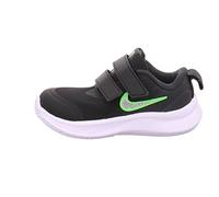 NIKE Star Runner 3, Zapatillas de Gimnasia Unisex Niños ,Negro Cromo Oscuro Golpe verde gris humo ,22 EU