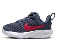 Nike Star Runner 4 Schuh für Babys und Kleinkinder, Calzado Unisex niños, Thunder Blue Gym Red Black White, 27 EU