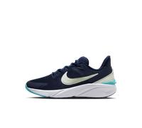 NIKE Star Runner 4, Zapatos de Gimnasia, Midnight Navy Volt Tint Dusty Cactus, 36.5 EU