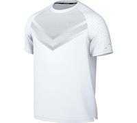 Nike Stride Camiseta De Running De Manga Corta Dri-Fit ADV - Hombre, White/Reflective Silv, HV5203-100, L