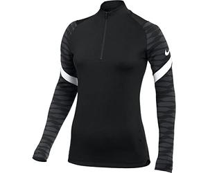Nike Strike 21 Drill Top - Sudadera de Entrenamiento para Mujer, Mujer, CW6875-010, Negro/Antracita/Blanco/Blanco, Large