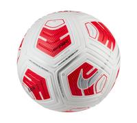 NIKE, Strike Team 290G, Balón De Fútbol, Blanco/Brillante Carmesí/Plata, 4, Adulto Unisex