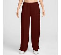 Nike Studio Fleece Plush Wide Leg Pant rojo M