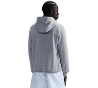 Nike - Sudadera Club, Hombre, Dk Grey Heather-Lt Smoke Grey-White, S