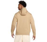 Nike - Sudadera Club, Hombre, Parachute Beige-Parachute Beige-White, XL