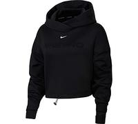 Nike Sudadera con Capucha NP CLN para Mujer Negro/Plateado XL