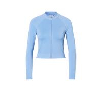 NIKE Sudadera con cremallera deportiva azul cielo L EUR