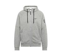 NIKE Sudadera con cremallera deportiva gris moteado / negro S gris moteado / negro