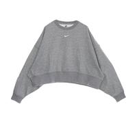 Nike - Sudadera con cuello redondo extragrande - Sport - Mujer - Gris - L -