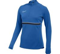 Nike Sudadera de entrenamiento para mujer Academy 21 Drill Top, Mujer, CV2653-463, azul/blanco/negro, xx-small