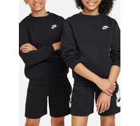 Nike Sudadera de niños Sportswear Club Fleece Nike. Negro / Blanco M