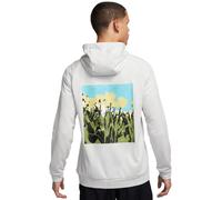 Nike - Sudadera Dri-Fit Graphic, Hombre, Photon Dust-Deep Royal Blue, M