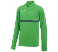 Nike Sudadera para chico Acd21 Dril Top, Niños, Sudadera, CW6112-362, verde y blanco, 10/12 años