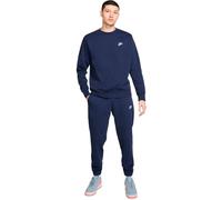 Nike M NSW Club CRW BB Sudadera, Hombre, Azul (Midnight Navy/White), 2XL