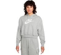 Nike - Sudadera Sportswear Club Fleece Graphic Mujer, Mujer, Dk Grey Heather-White, L
