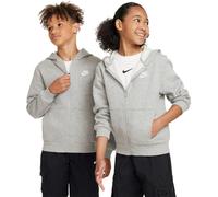 Nike - Sudadera Sportswear Club Fleece Niño, Unisex, Dk Grey Heather-Base Grey-White, XL