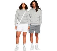 Nike - Sudadera Sportswear Club Hoodie, Hombre, Grey Heather-Matte Silver-White, XL