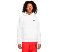 Nike - Sudadera Sportswear Club Hoodie, Unisex, White-Black, XL
