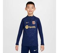 Nike Sudadera Unisex para niños del FC Barcelona Dri-fit Strike Driltopk Home Gx PM, Midnight Navy/Midnight Navy/Club Gold, 6-7 Años EU
