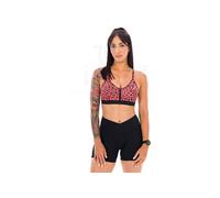 Nike sujetador deportivo Dri-Fit Indy AOP S Rojo