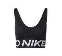 NIKE Sujetador deportivo 'Indy' negro / blanco, Talla XL
