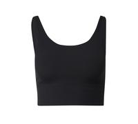 Nike Zenvy Rib Sujetador deportivo de sujeción ligera con almohadillas y escote alto - Mujer - Negro XL