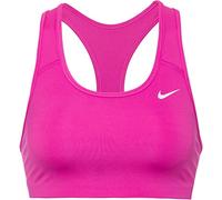Nike Sujetador Deportivo sin Relleno de Soporte Medio para Mujer (as1, Alpha, L, Regular, Regular, Active Fucsia/Blanco), Fucsia Active/Blanco, Large