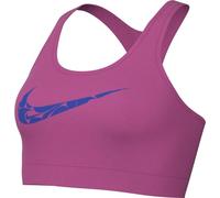 Nike Sujetador Deportivo Sin Relleno Swoosh Light-Support para Mujer, Alchemy Pink/Hyper Royal, FN2898-605, XS