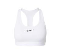 NIKE Sujetador deportivo 'Swoosh' negro / blanco natural XL EUR