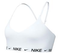 Nike Sujetador Dri-Fit INDY LGT SPT para mujer, BLANCO/(NEGRO), L-XL