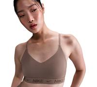 Nike - Sujetador Indy Sujeción Ligera Mujer, Mujer, Mink Brown-Ironstone, XL