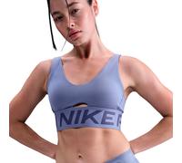 Nike - Sujetador Pro Indy Plunge Mujer, Mujer, World Indigo-Sanded Purple-White, M