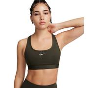 Nike - Sujetador Small Logo Mujer, Mujer, Cargo Khaki-White, XS