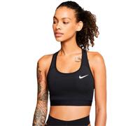 Nike - Sujetador Swoosh Band Non-Padded Mujer, Mujer, Black-White, M