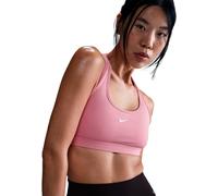 Nike - Sujetador Swoosh Light Support Mujer, Mujer, Elemental Pink-White, L