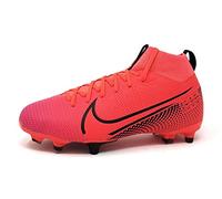 NIKE Superfly 7 Academy FG/MG Zapatos de fútbol (FG) Laser Crimson/Black-Laser Crim 33