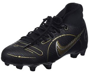 NIKE Superfly 8 Academy Zapatillas de fútbol Black/Metallic Gold-Metallic S 34