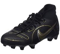 NIKE Superfly 8 Academy, Zapatillas de fútbol, Black Metallic Gold Metallic S, 34 EU