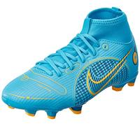 NIKE Superfly 8 Academy, Zapatillas de fútbol, Chlorine Blue Laser Orange Mar, 32 EU