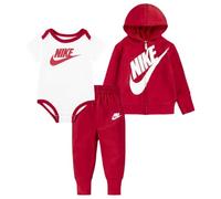 NIKE Sustainable 3Pc Fz Set para bebé Gym Red 12 meses