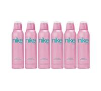 NIKE - Sweet Blossom Pack de 6 x 200 ml, Desodorante Mujer Spray, Desodorante Antimanchas para Todo Tipo de Piel, 0% Sales de Aluminio, de Larga Duración, Fragancia Floral Afrutada