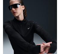 Nike Swift Camiseta de running Dri-FIT con cremallera de 1/4 y protección UV - Mujer - Negro XXS (EU 30)