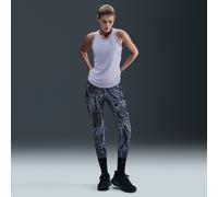 Nike Swift Leggings de running de 7/8 con estampado y talle alto - Mujer - Azul XL (EU 48-50)