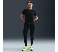 Nike Swift Leggings de running de 7/8 y talle alto con detalles de diseño reflectante - Mujer - Negro S (EU 36-38)