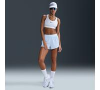 Nike Swift Pantalón corto de running con talle medio y diseño 2 en 1 Dri-FIT - Mujer - Azul S (EU 36-38)