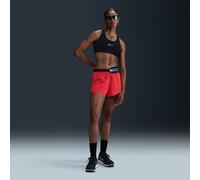Nike Swift Pantalón corto de running con talle medio y diseño 2 en 1 Dri-FIT - Mujer - Rojo S (EU 36-38)