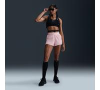Nike Swift Pantalón corto de running con talle medio y diseño 2 en 1 Dri-FIT - Mujer - Rosa XS (EU 32-34)